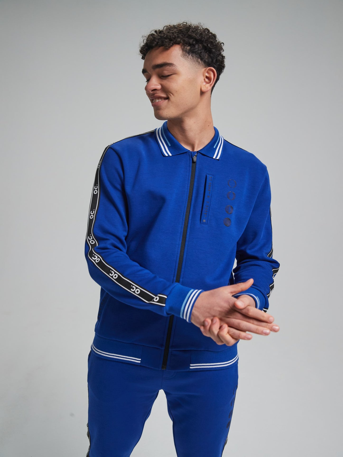 Track Zip Jacket - Olympic Blue