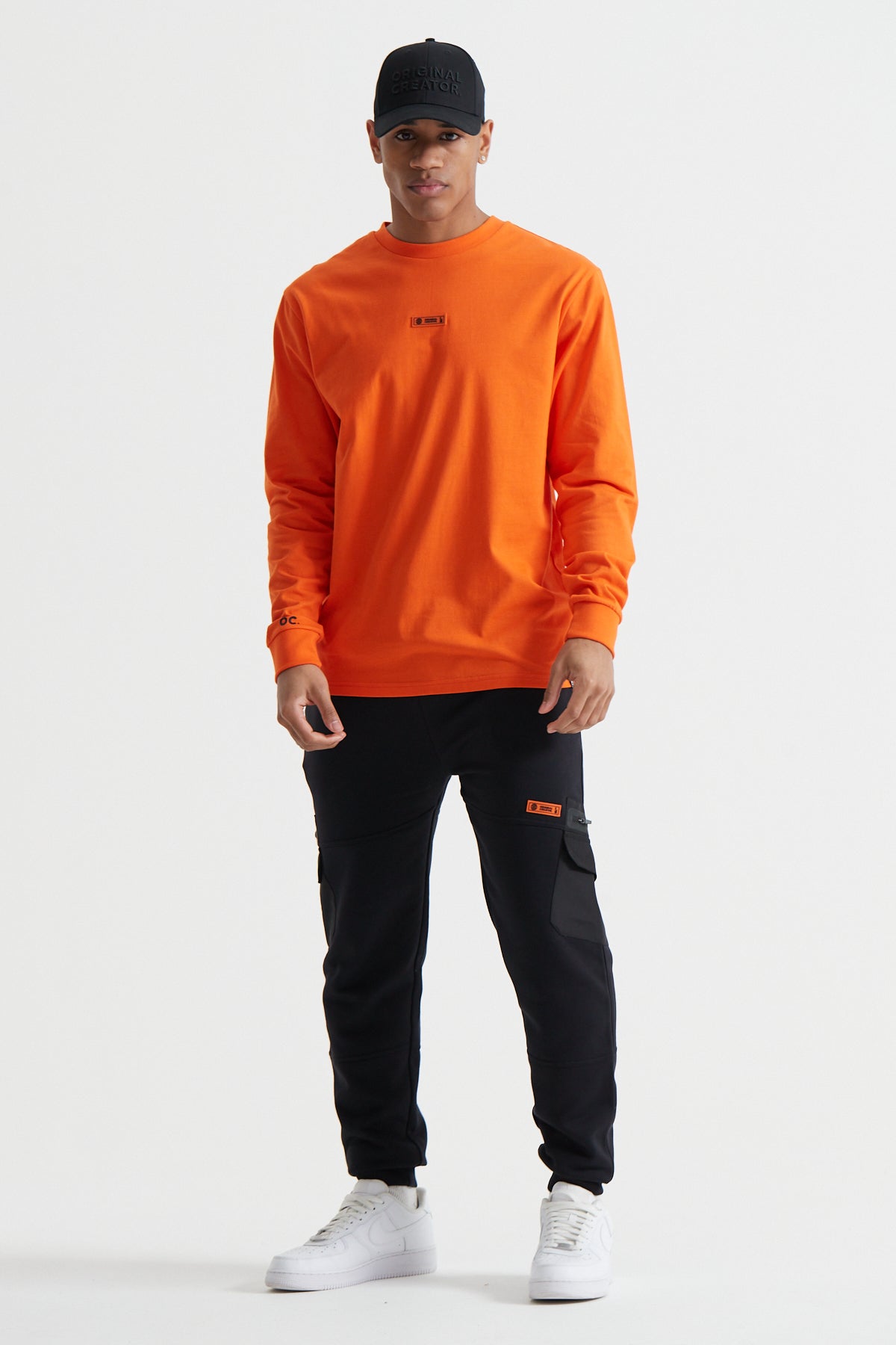 Off The Grid Long Sleeve T-shirt - Burnt Orange