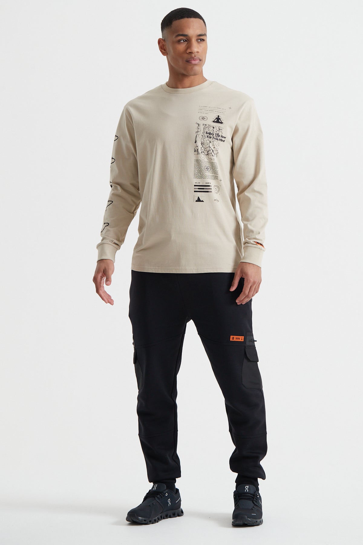 The Now Long Sleeve T-shirt - Sand Stone