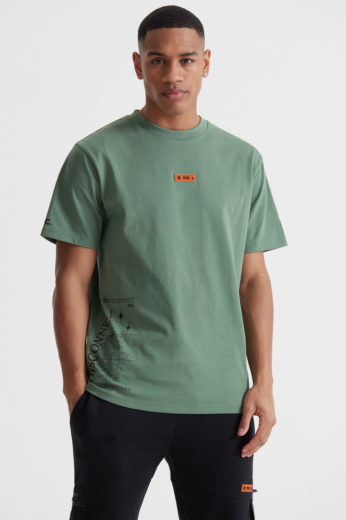 Disconnect to Reconnect T-shirt - Jungle Green