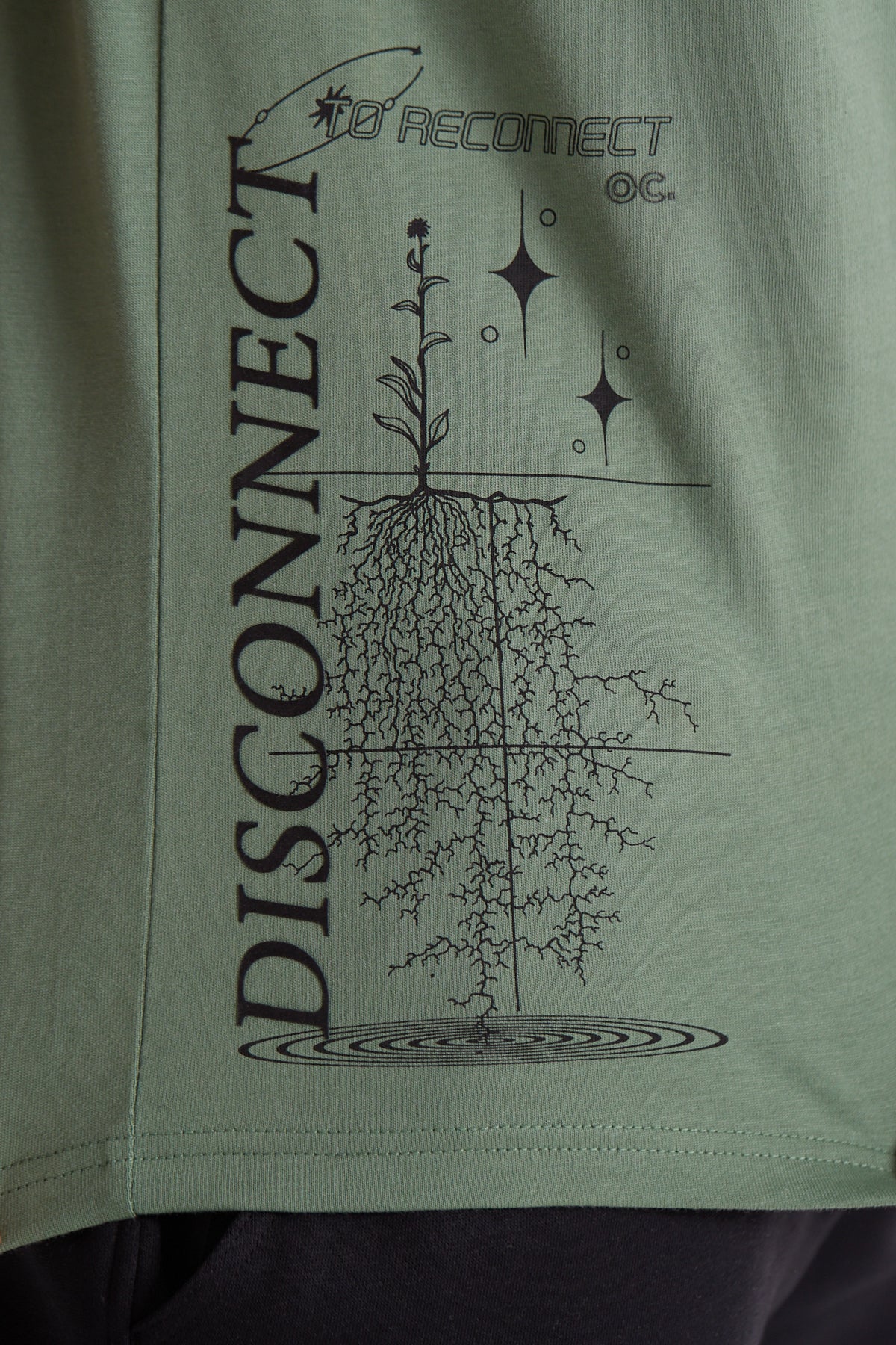 Disconnect to Reconnect T-shirt - Jungle Green