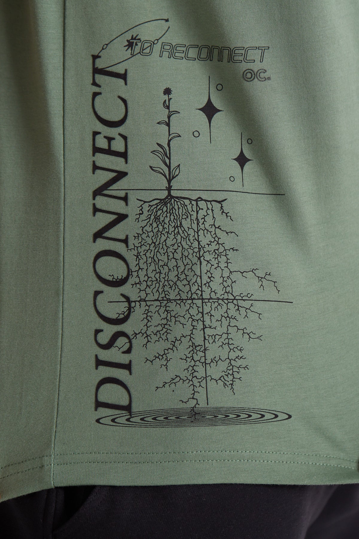 Disconnect to Reconnect T-shirt - Jungle Green