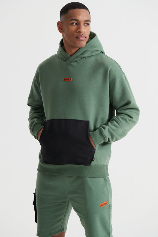 Cargo Hoodie - Jungle Green