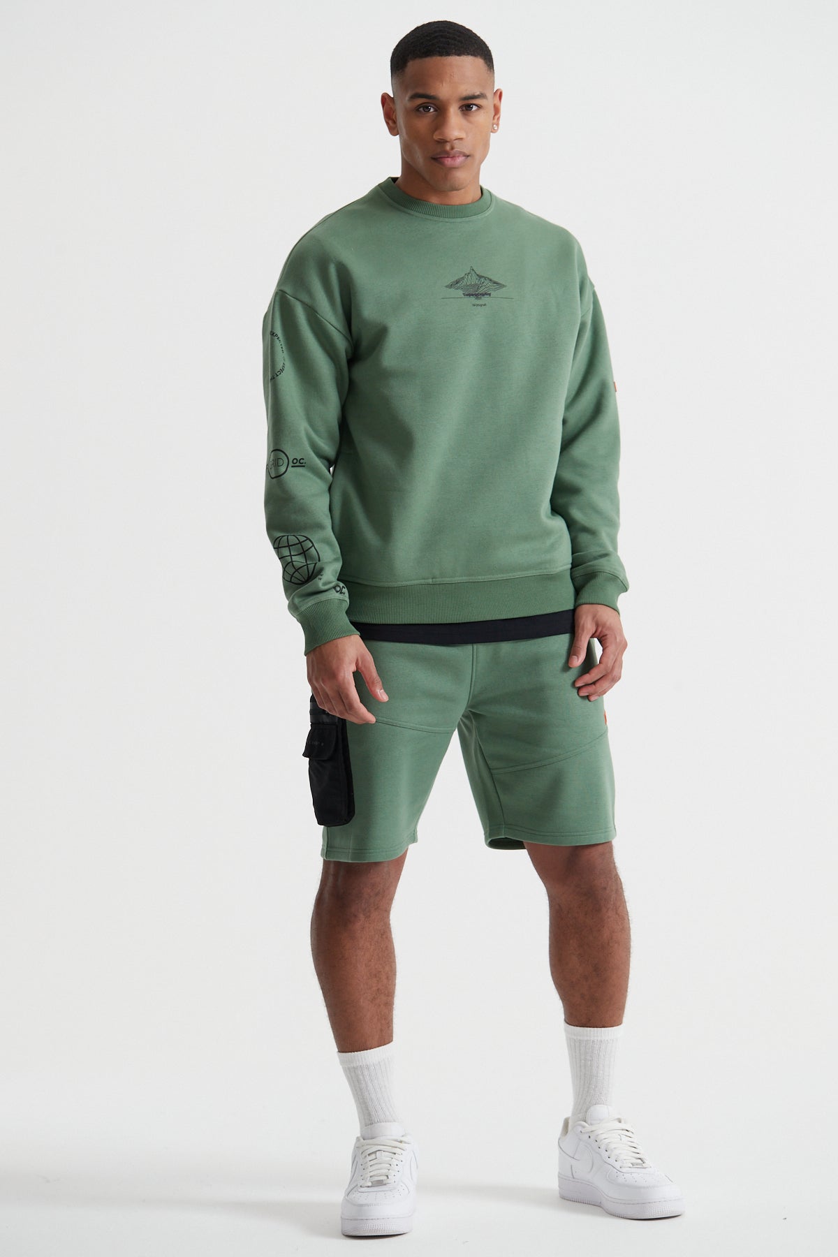 Topography Sweatshirt - Jungle Green