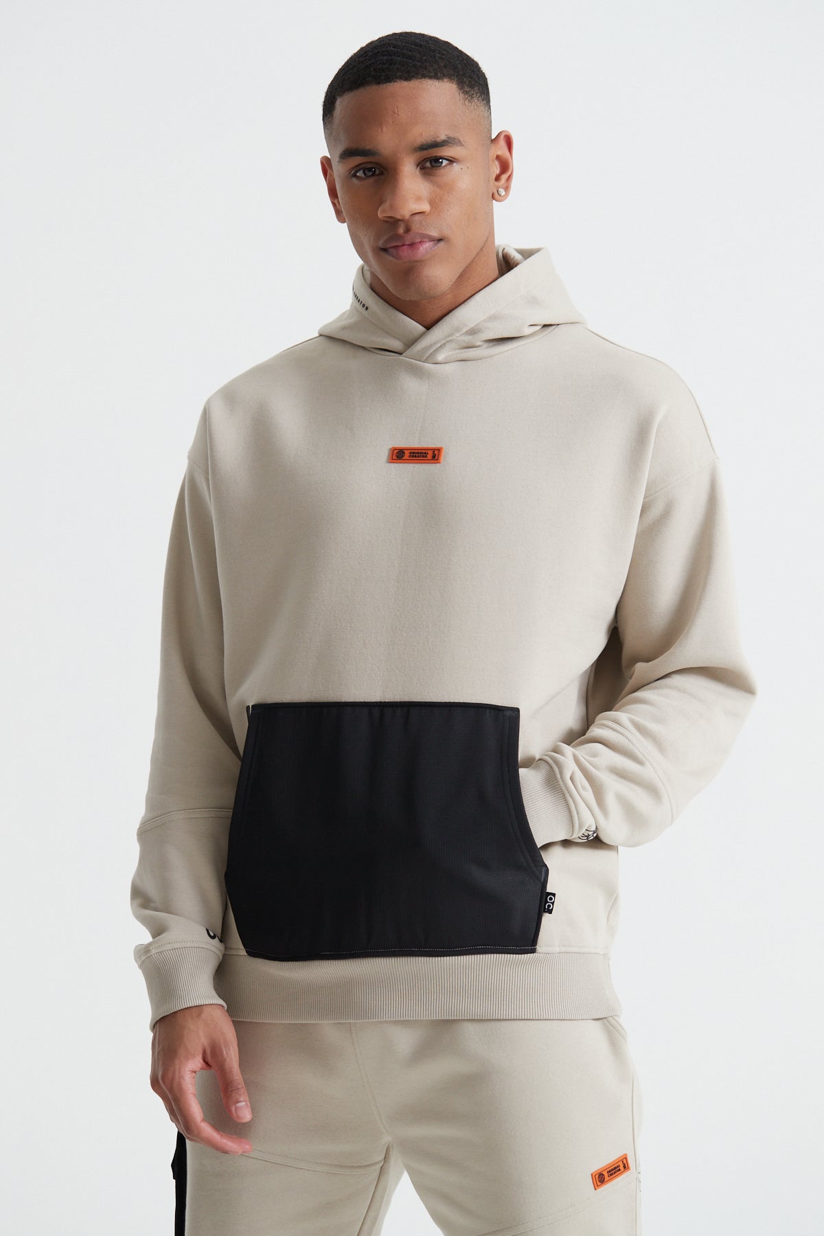 Cargo Hoodie - Sand Stone