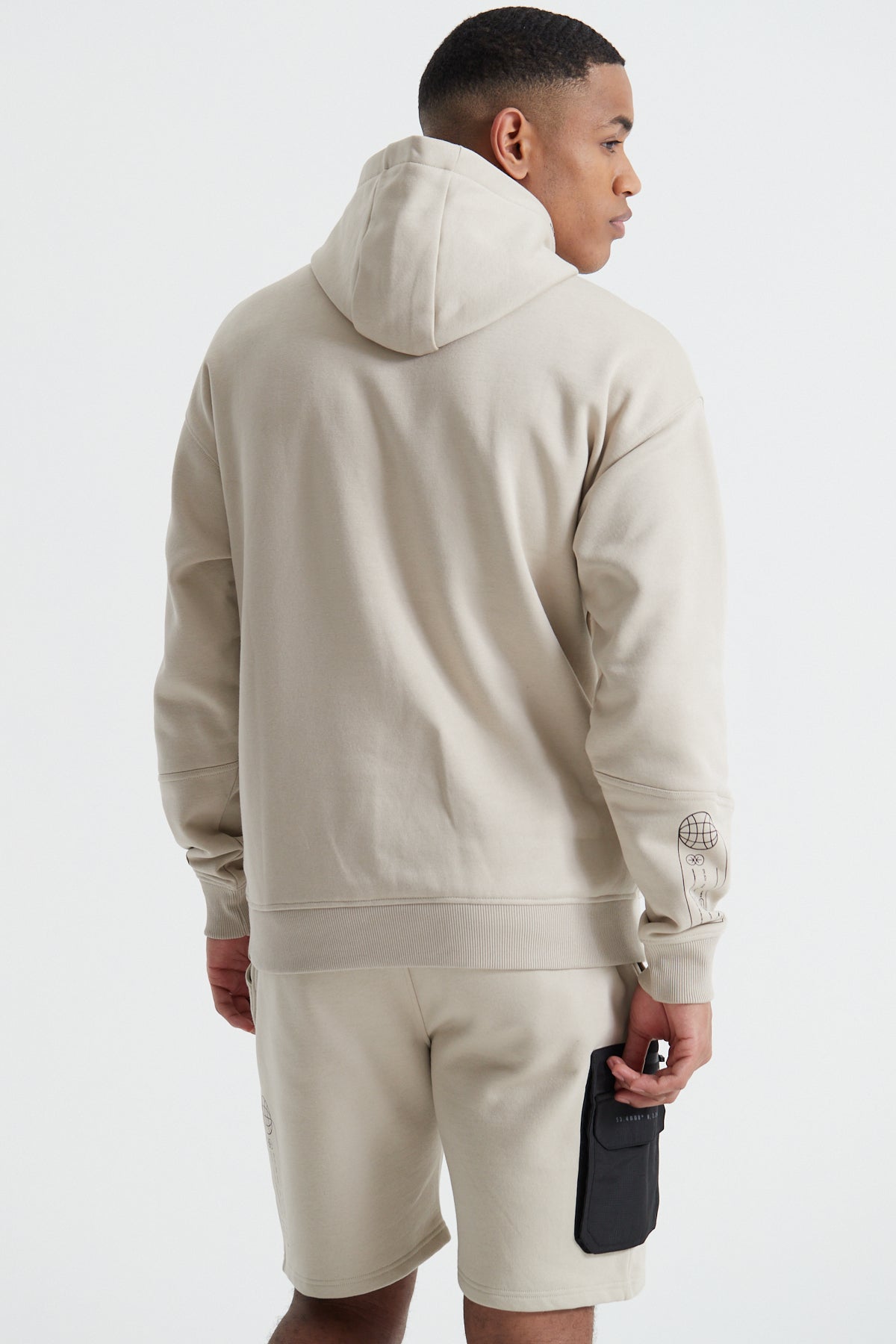 Cargo Hoodie - Sand Stone