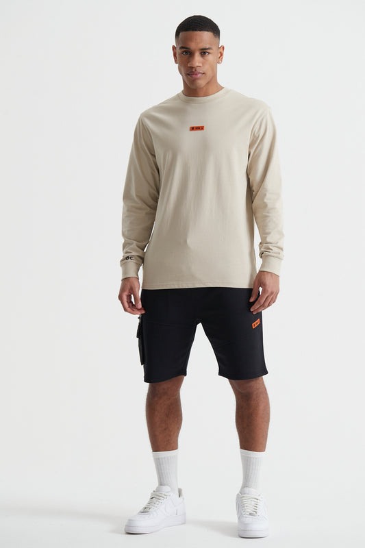 Off The Grid Long Sleeve T-shirt - Sand Stone