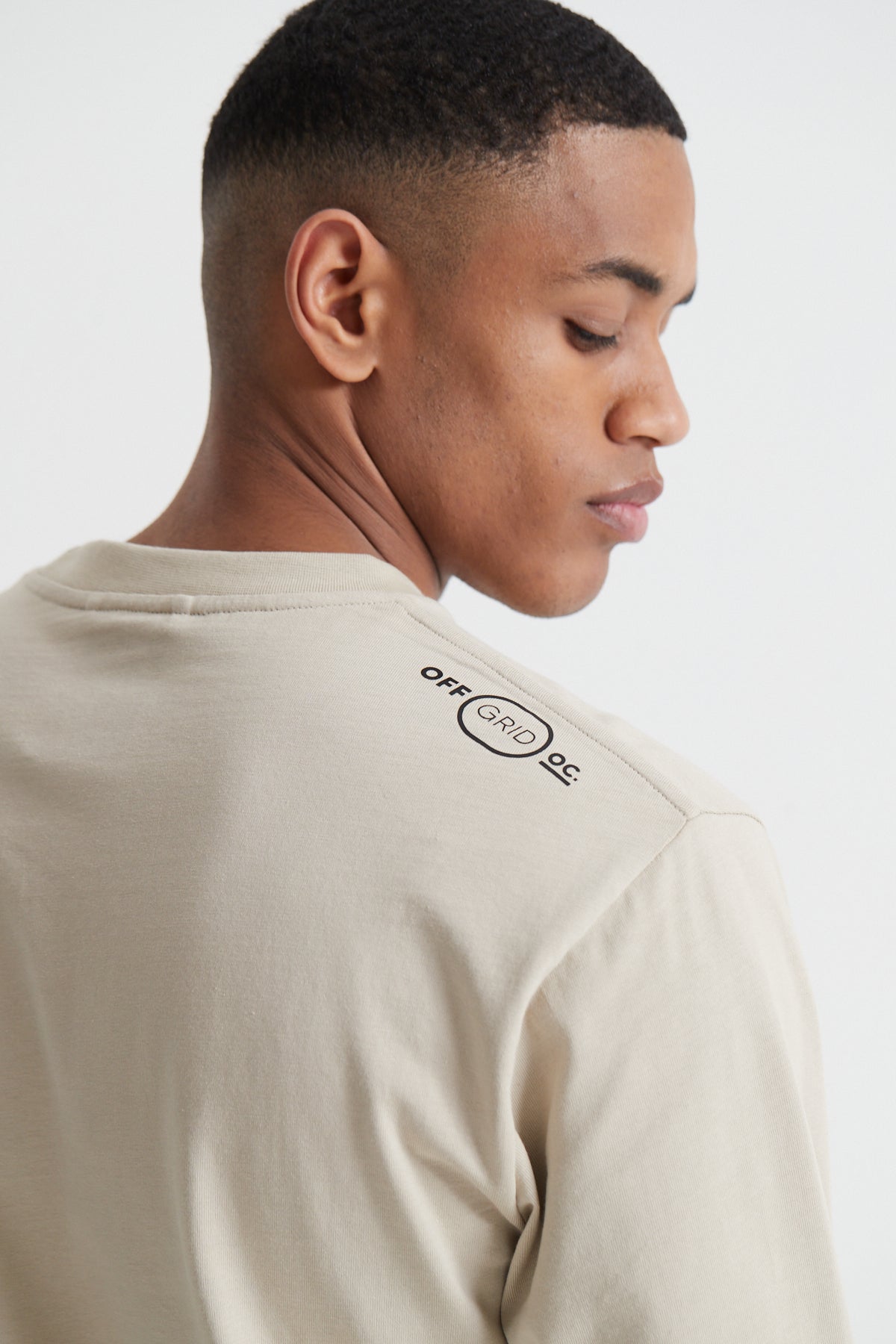Off The Grid Long Sleeve T-shirt - Sand Stone