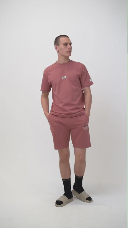 Glitch T-Shirt - Dusky Pink