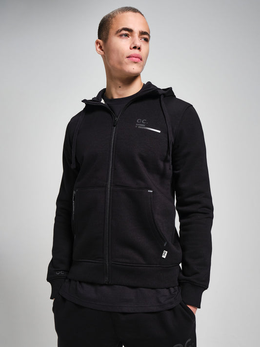 Zip Hoodie - Black