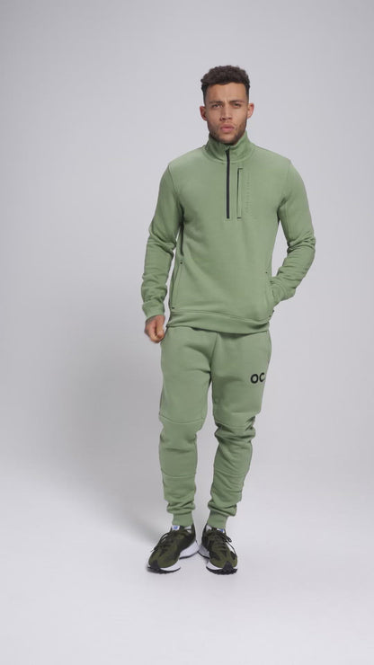 Half Zip - Sage Green