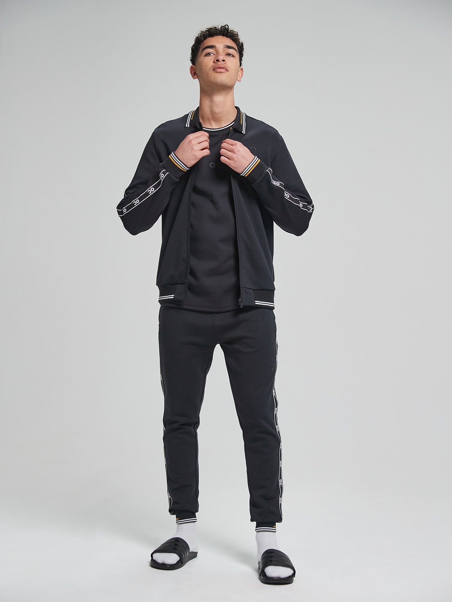 Track Zip Jacket - Jet Black