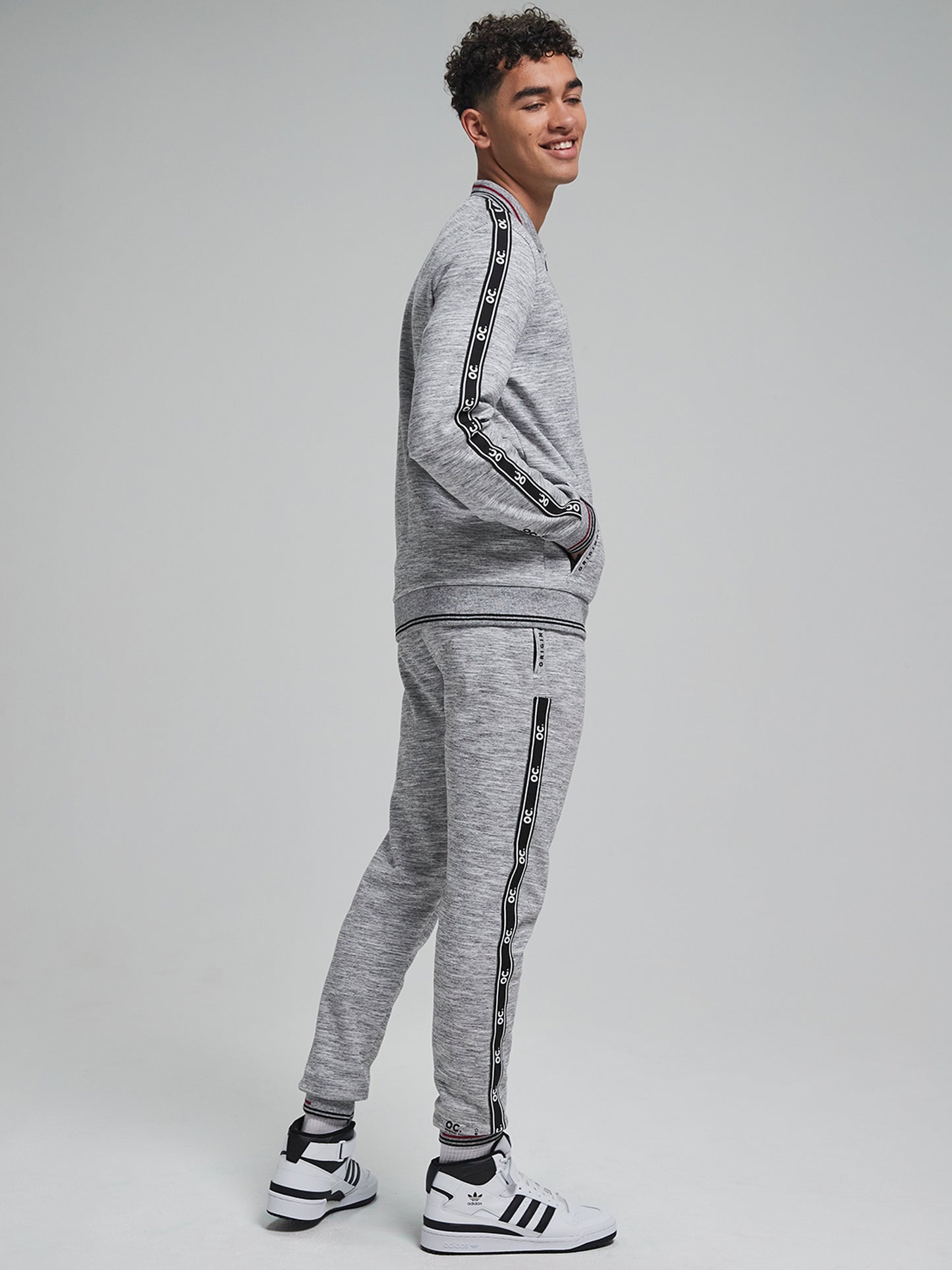 Track Zip Jacket - Granite Grey