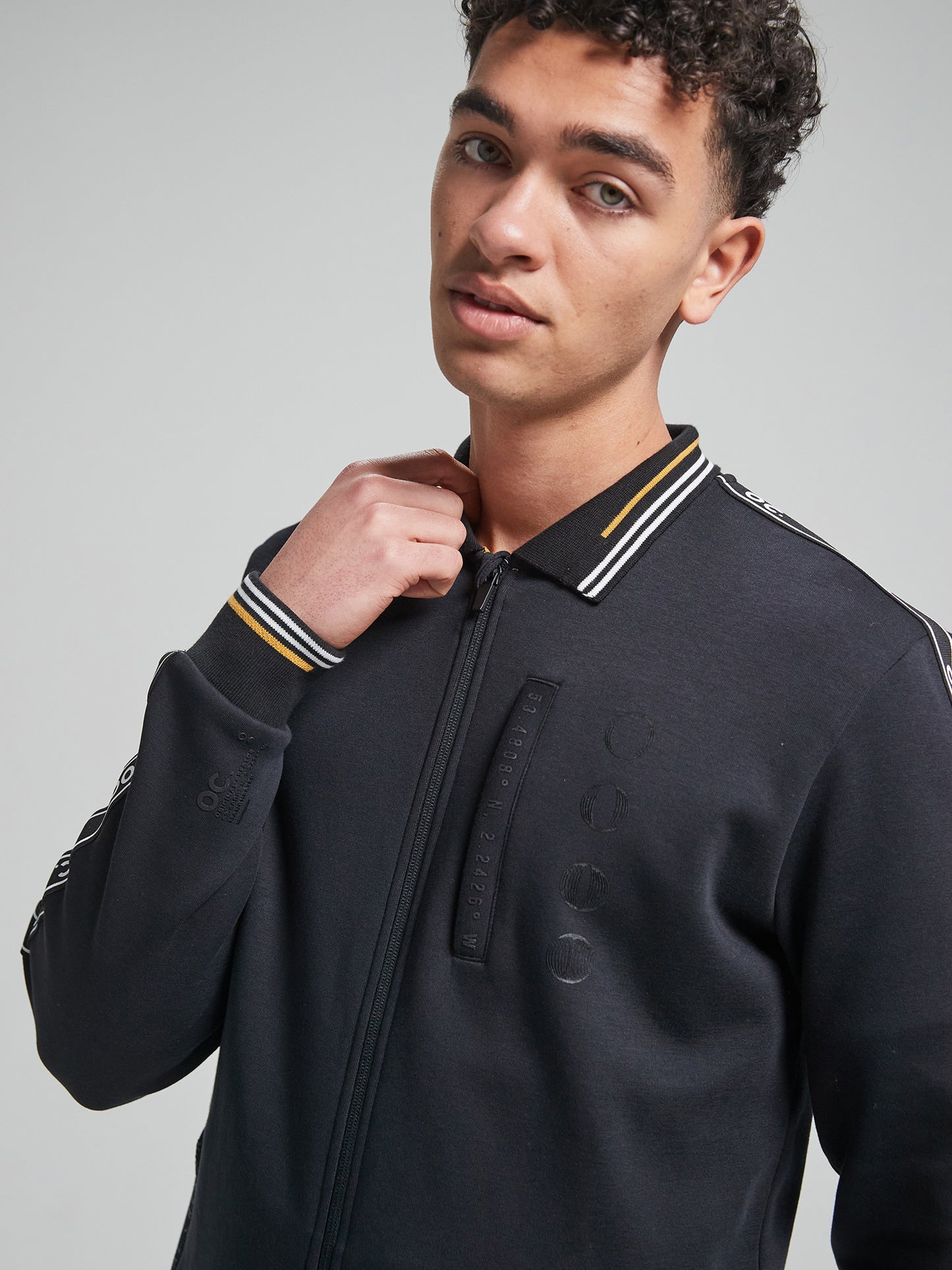 Track Zip Jacket - Jet Black
