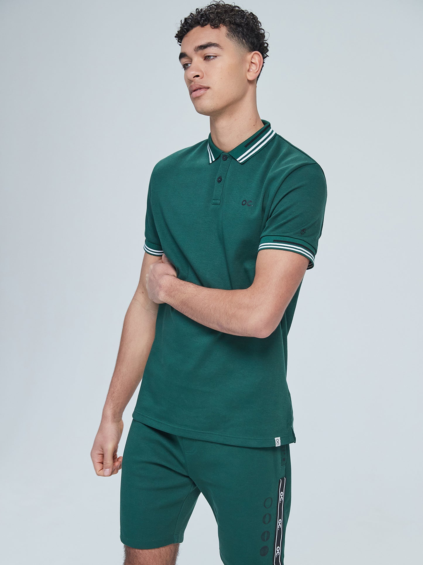 Track Polo Shirt - Varsity Green