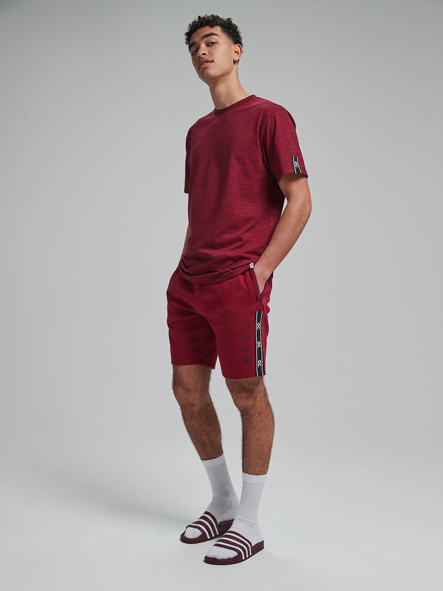 Track Shorts - Cranberry Red