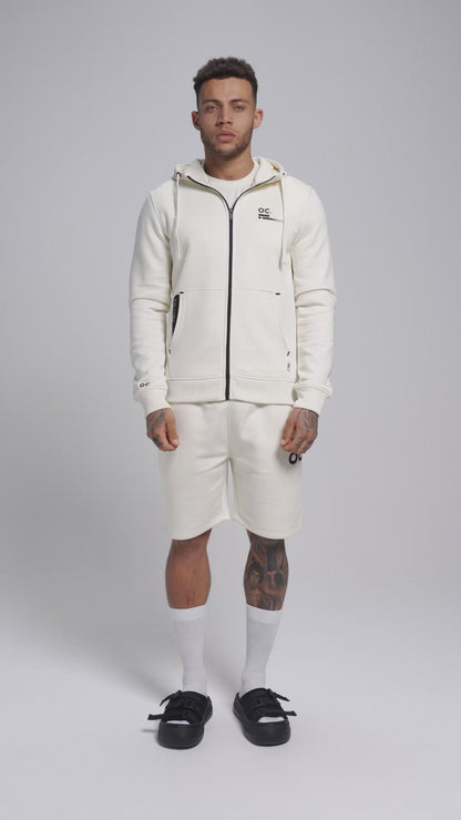 Zip Hoodie - Off White