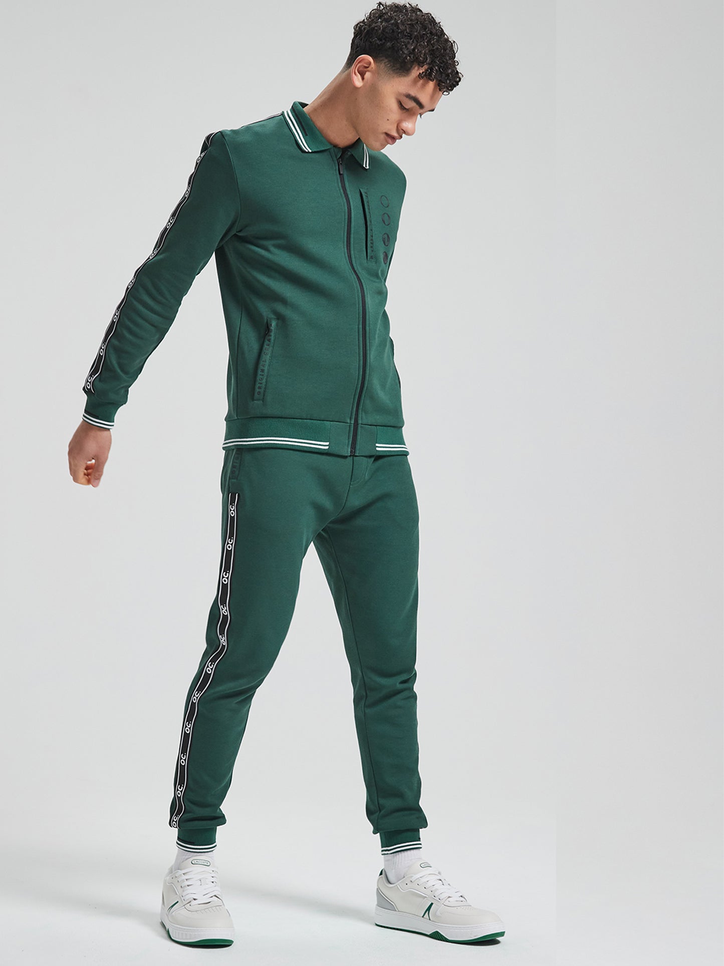 Track Zip Jacket - Varsity Green