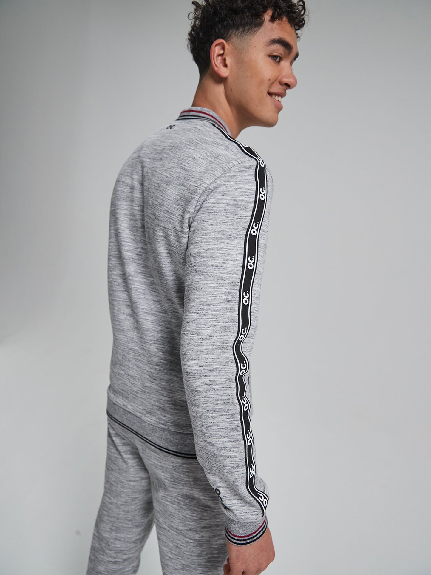 Track Zip Jacket - Granite Grey