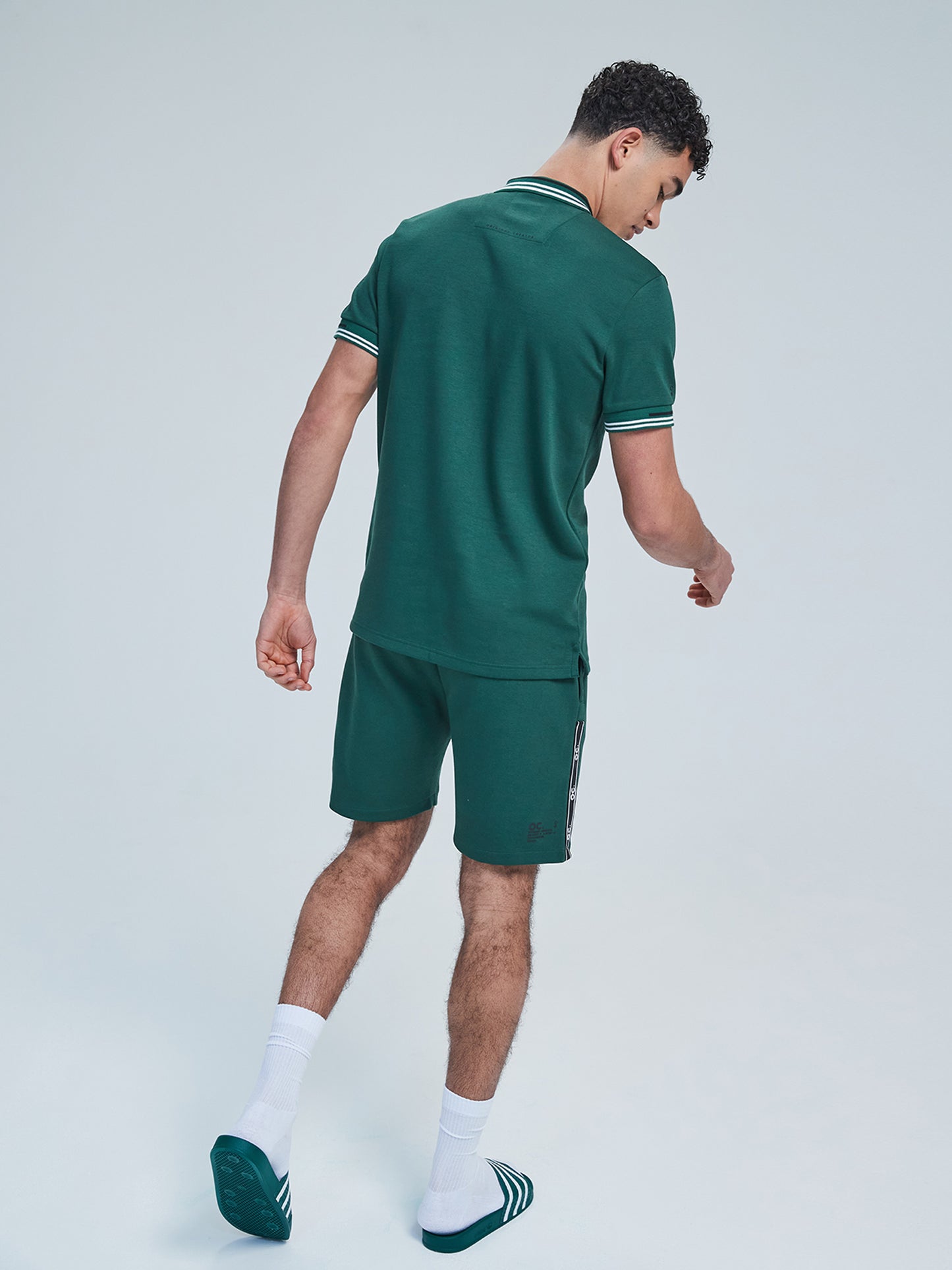 Track Polo Shirt - Varsity Green