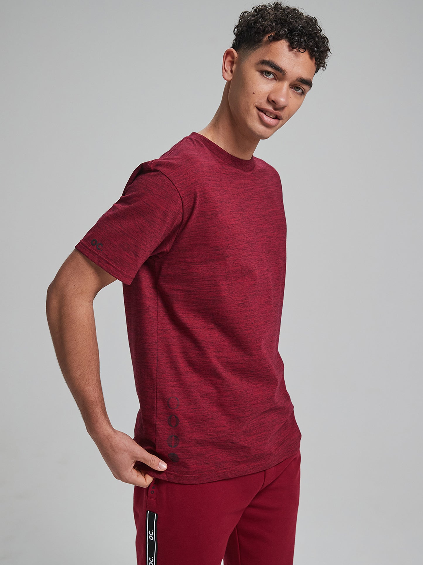Track Target T-Shirt - Cranberry Red