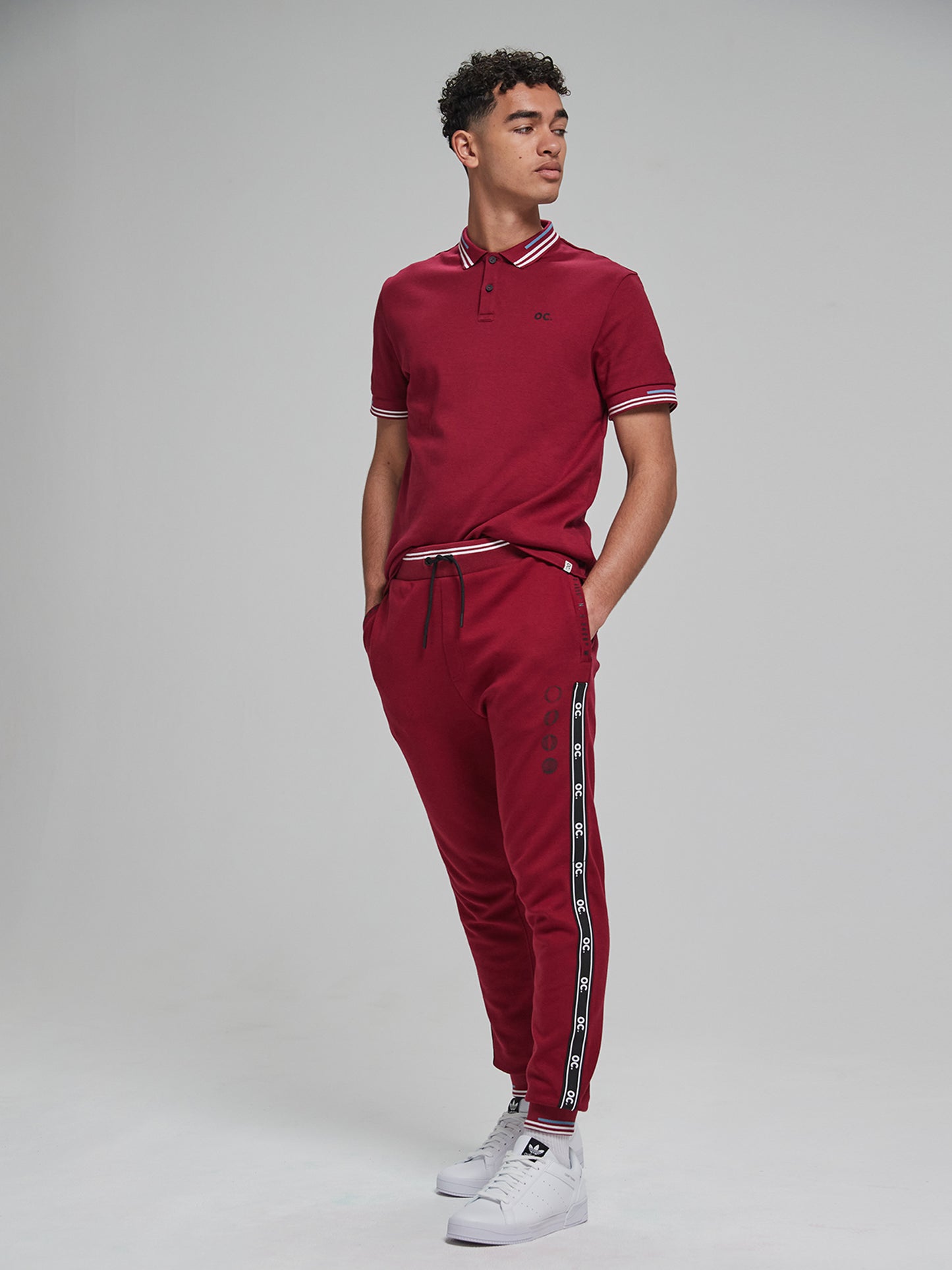 Track Joggers - Cranberry Red