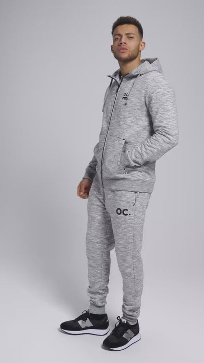 Zip Hoodie - Grey