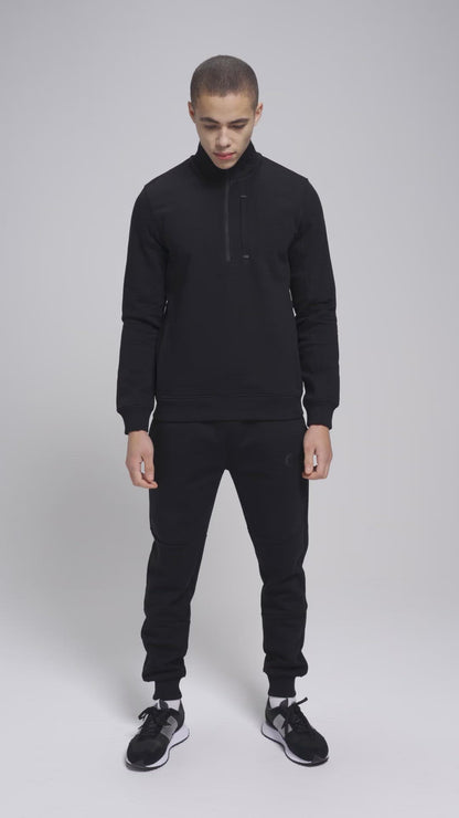 Half Zip - Black