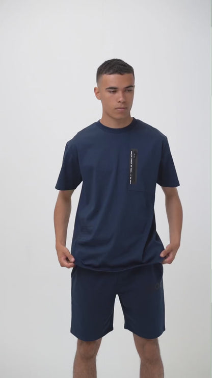 HTML Zip T-Shirt - Midnight Blue