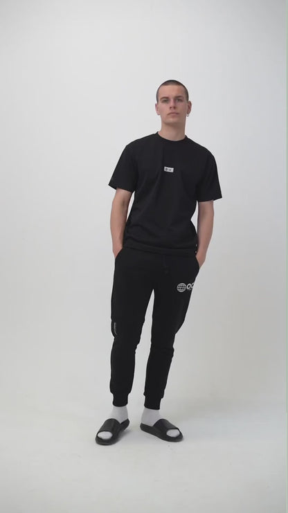 Glitch T-Shirt - Jet Black