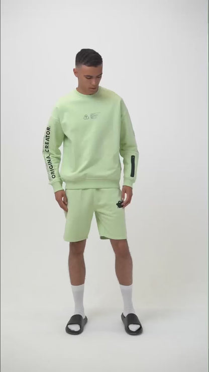 Error_404 Sweatshirt - Peppermint Green