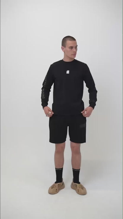 Error_404 Shorts - Jet Black