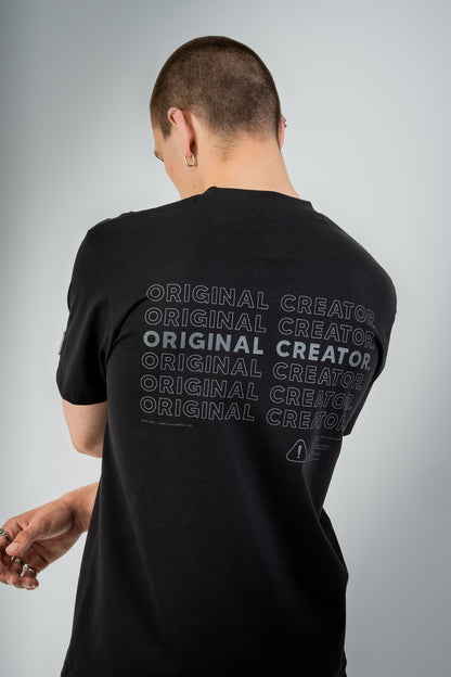 Loading Glitch T-Shirt - Jet Black