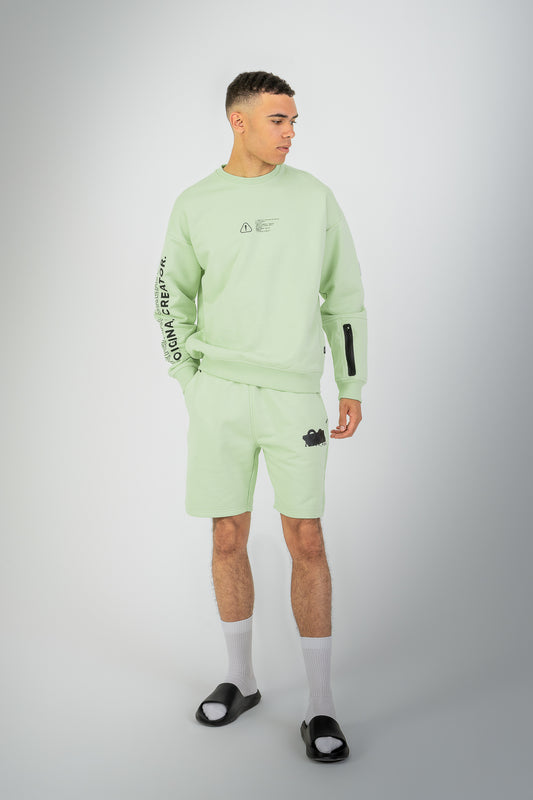Error_404 Sweatshirt - Peppermint Green