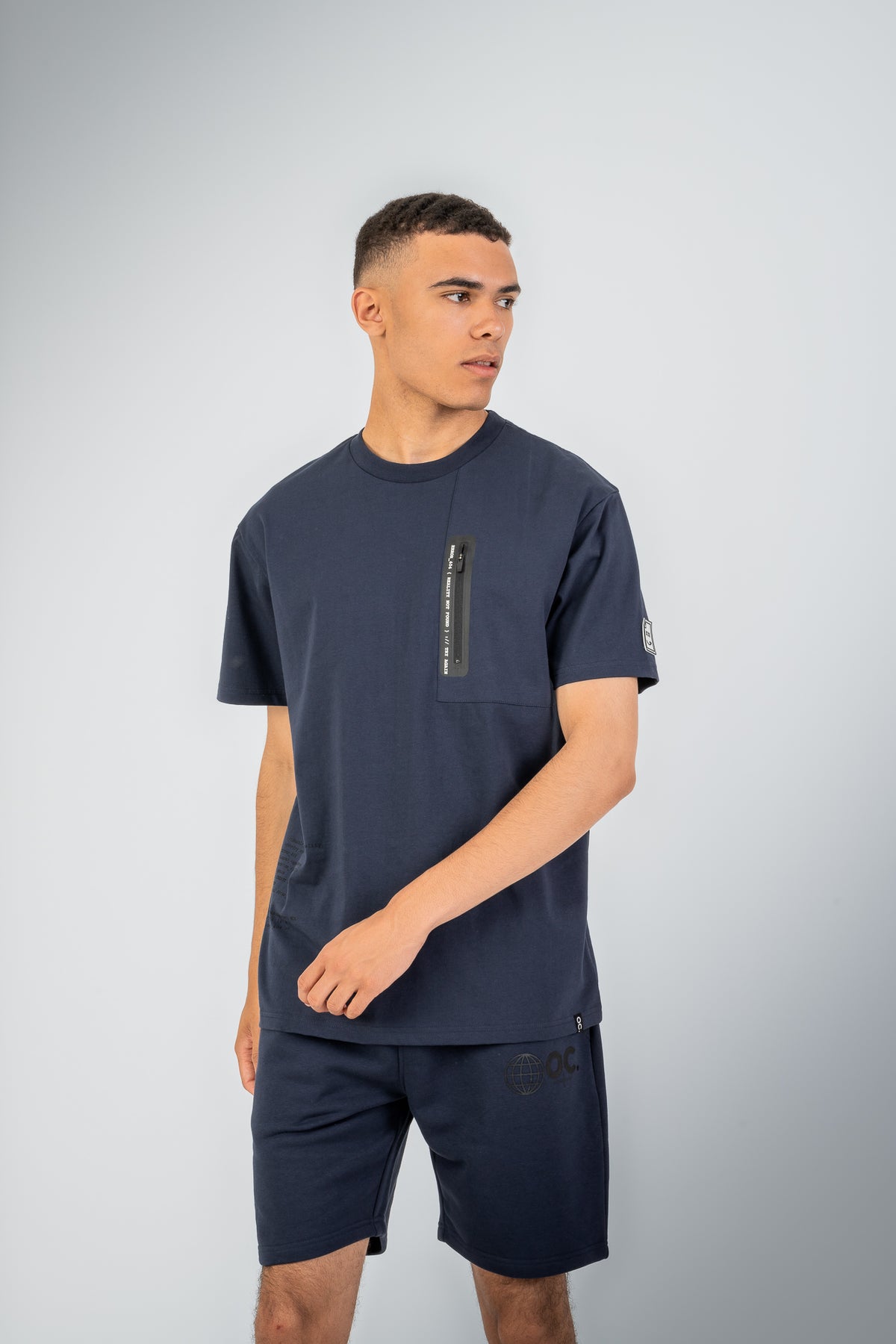 HTML Zip T-Shirt - Midnight Blue