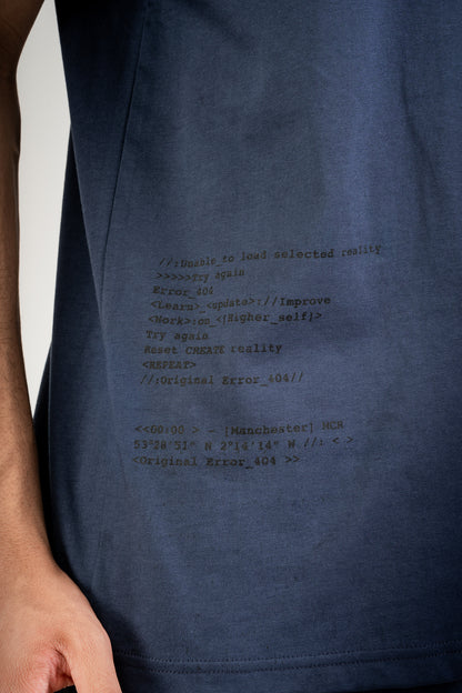 HTML Zip T-Shirt - Midnight Blue