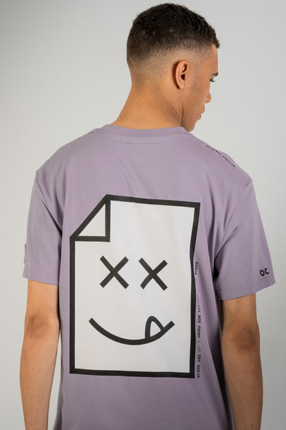 Smiley_404 T-Shirt - Faded Lilac