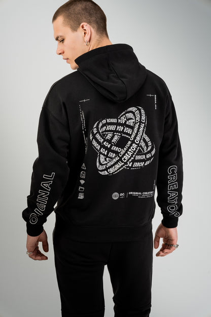 Metaverse  Hoodie - Jet Black