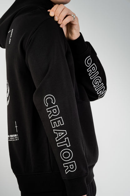 Metaverse  Hoodie - Jet Black