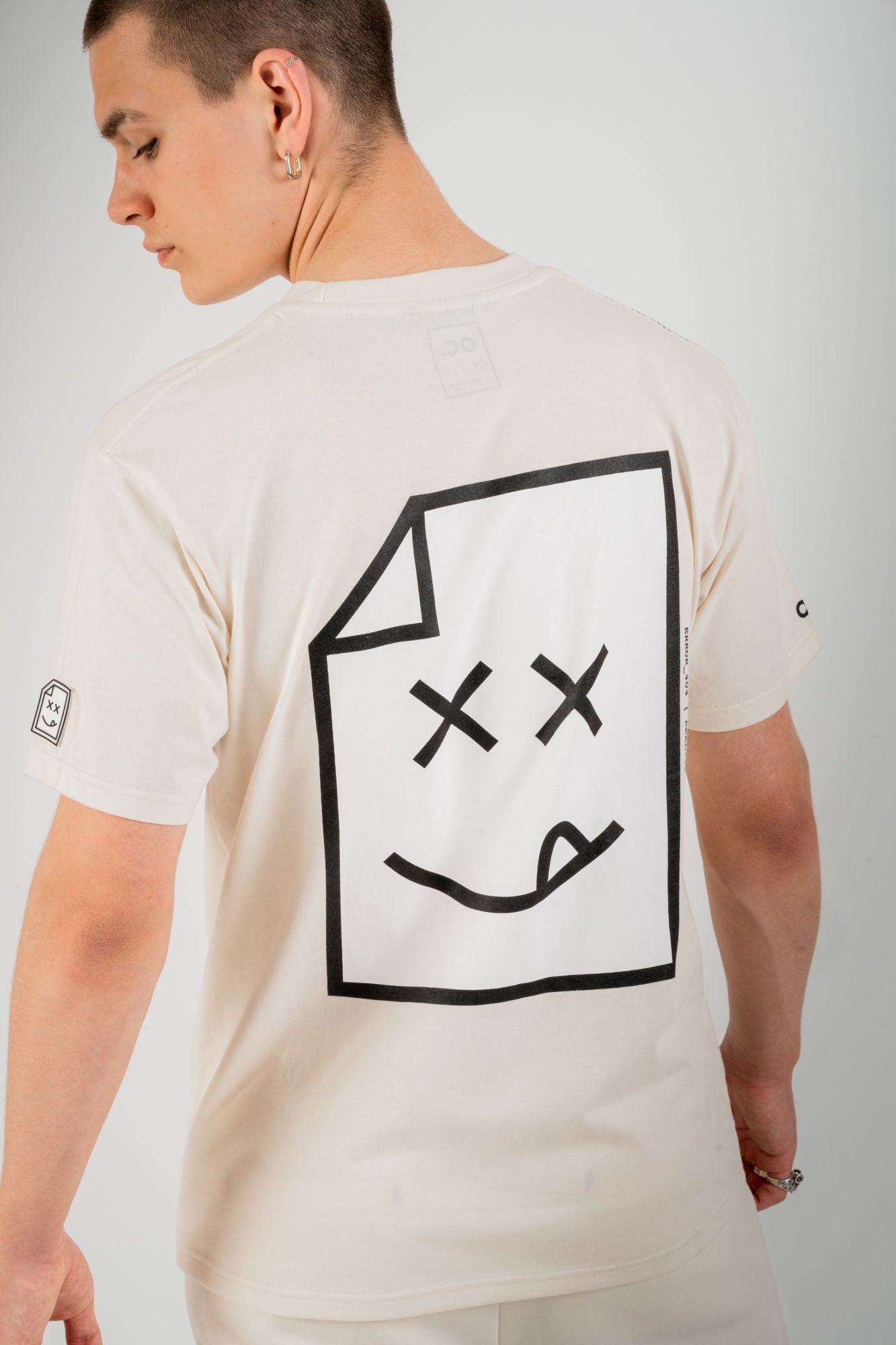 Smiley_404 T-Shirt - Off White