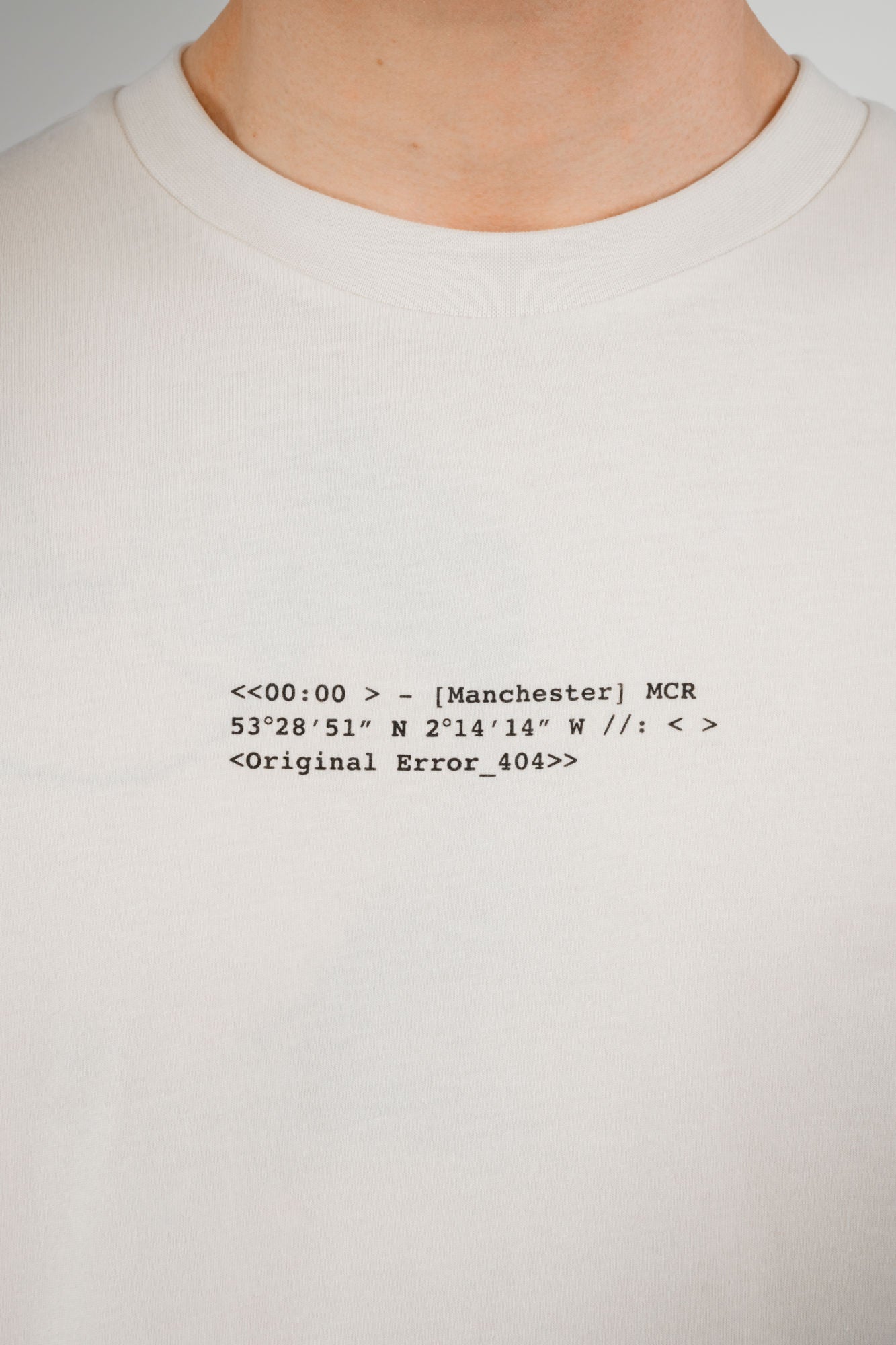 Smiley_404 T-Shirt - Off White