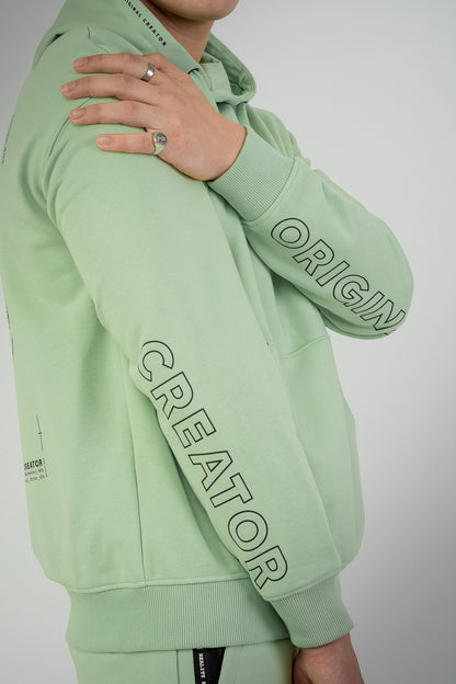 Metaverse  Hoodie - Peppermint Green