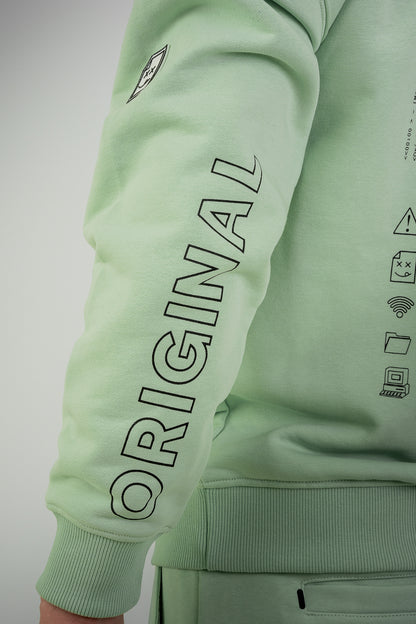 Metaverse  Hoodie - Peppermint Green