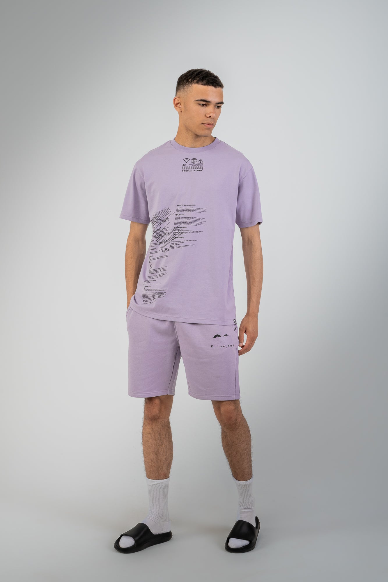 Internet T-Shirt - Faded Lilac