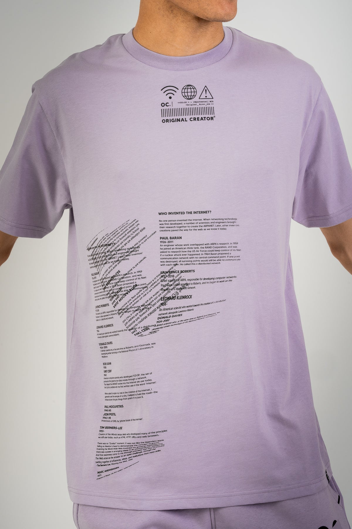 Internet T-Shirt - Faded Lilac