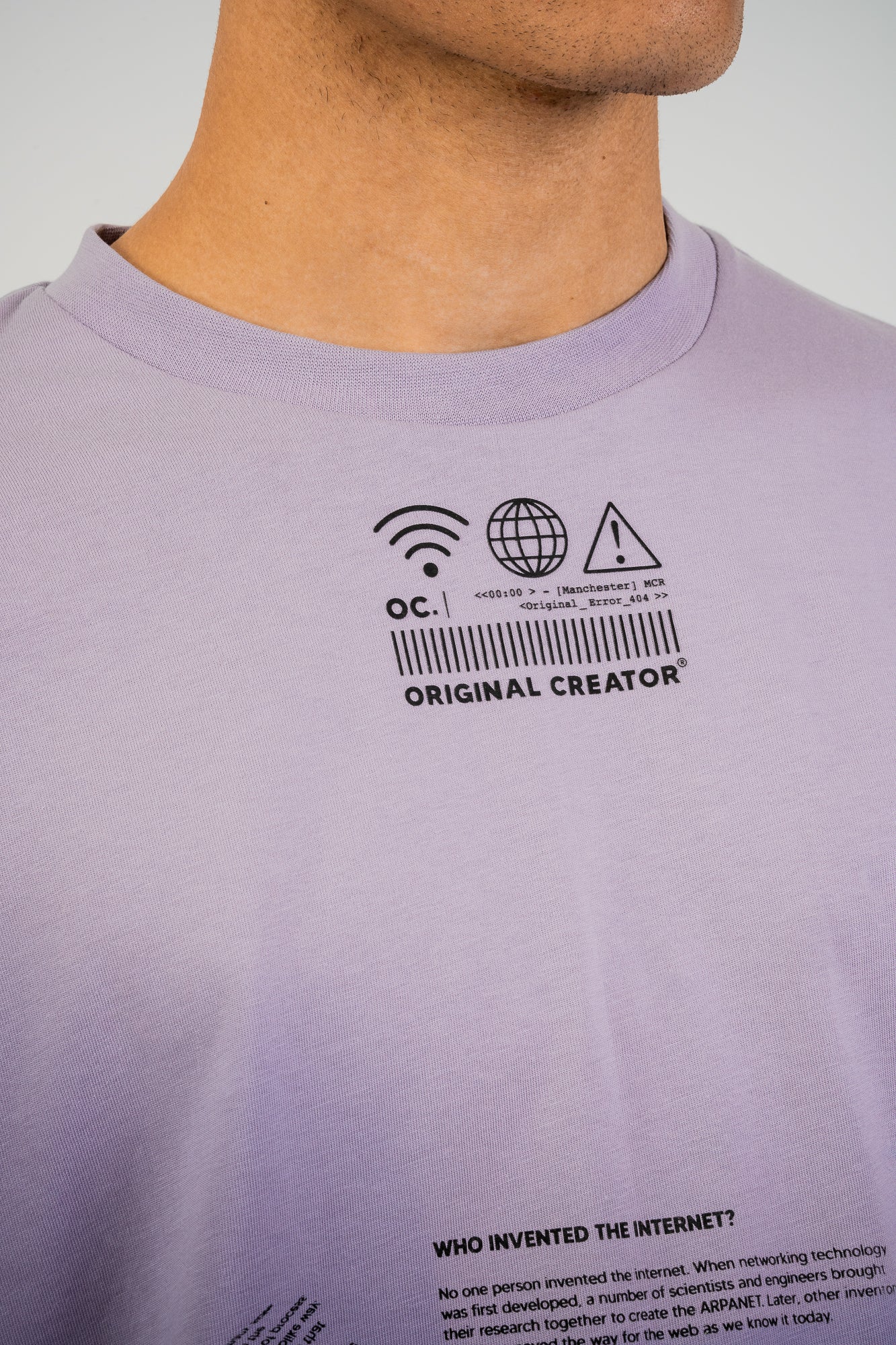Internet T-Shirt - Faded Lilac
