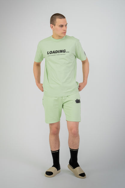 Loading Glitch T-Shirt - Peppermint Green