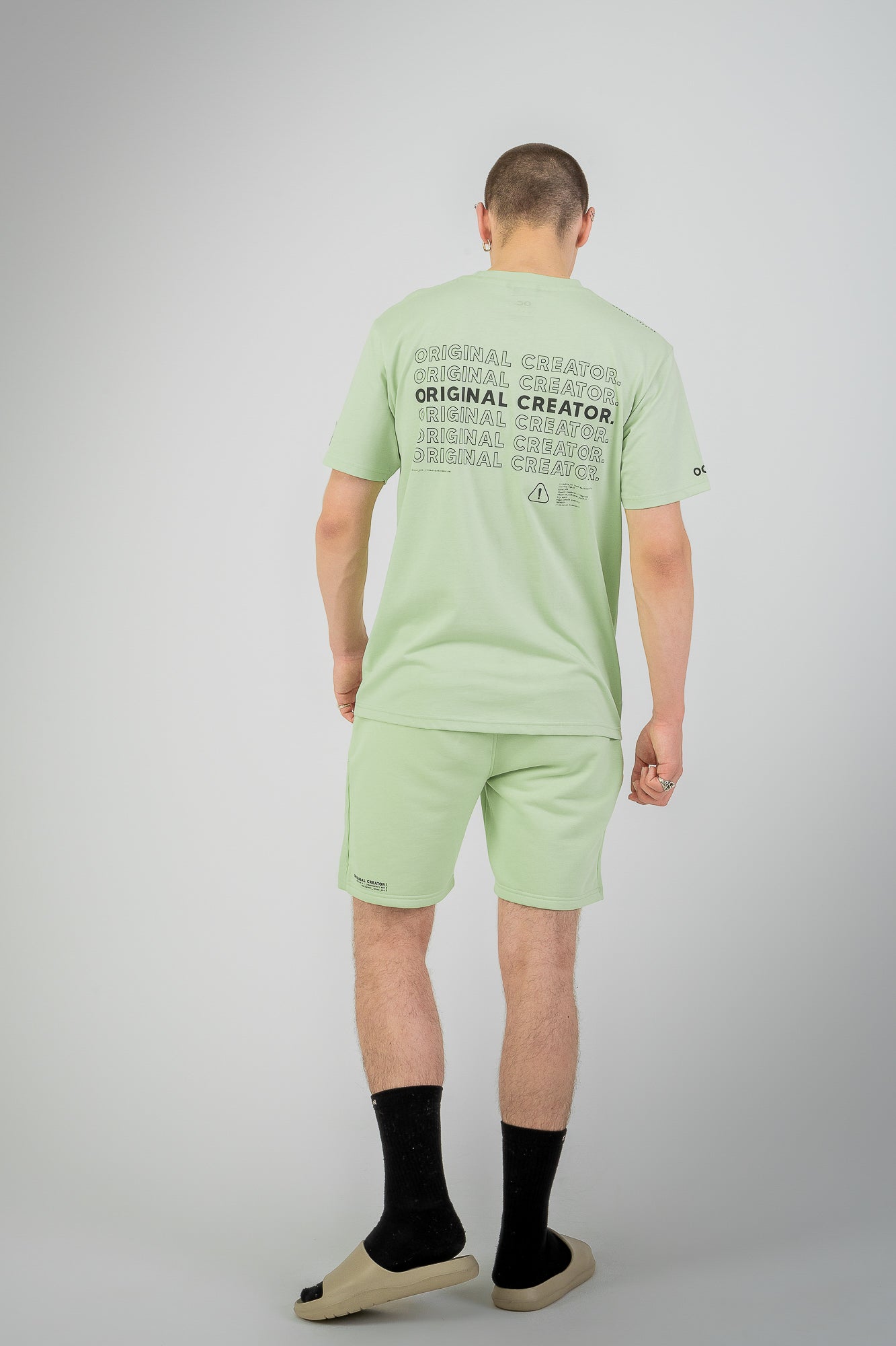 Loading Glitch T-Shirt - Peppermint Green
