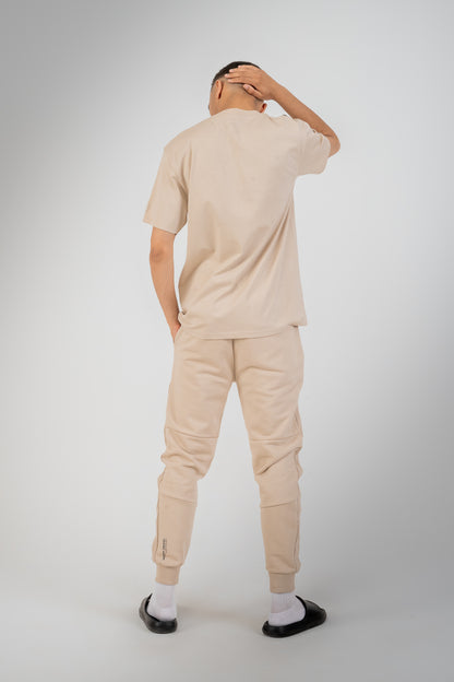 Computer Zip T-Shirt - Sand Stone
