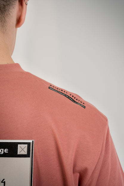Glitch T-Shirt - Dusky Pink